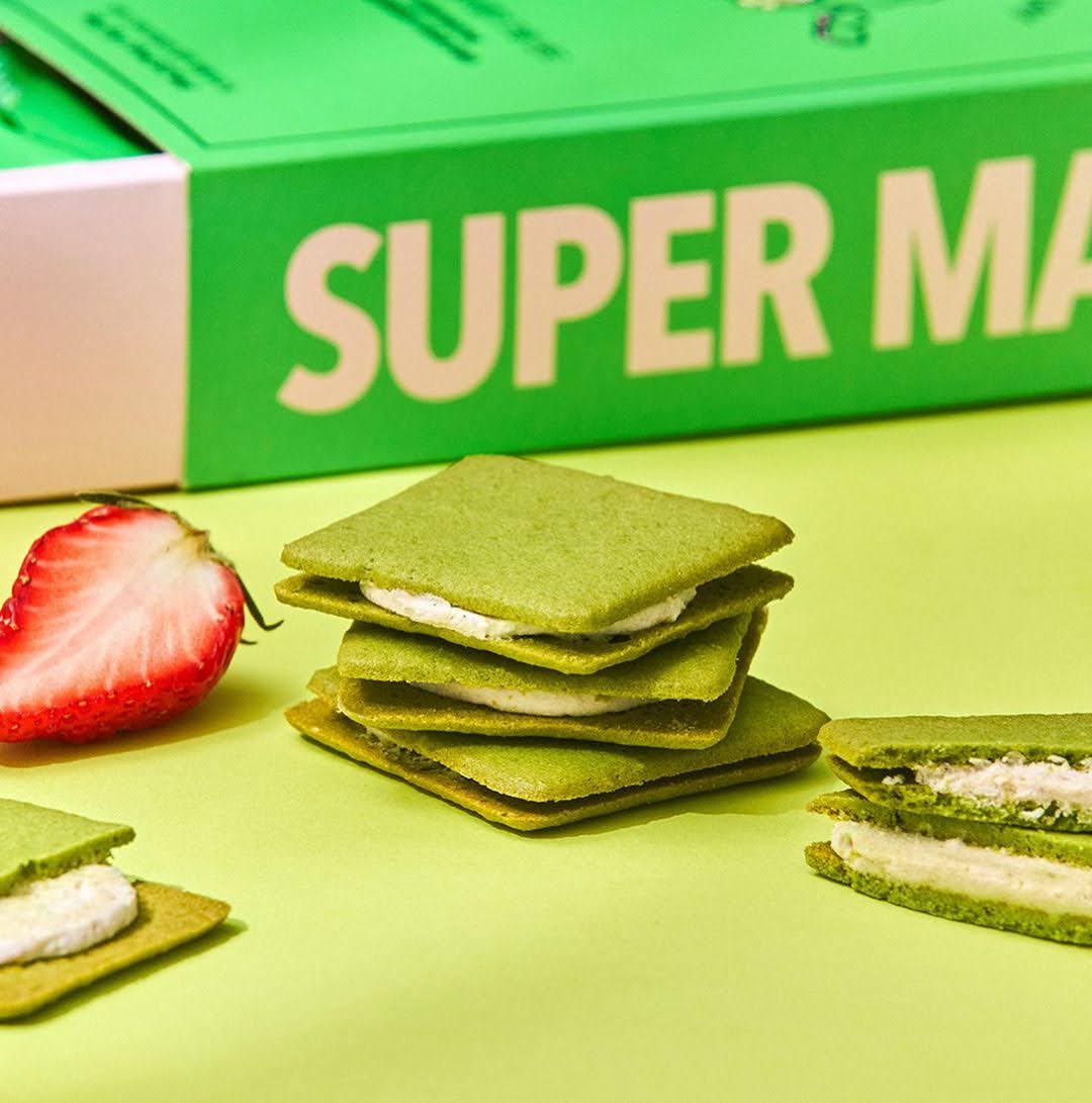 [Super Matcha] Langue De Chat Cookies 수퍼말차 랑드샤쿠키