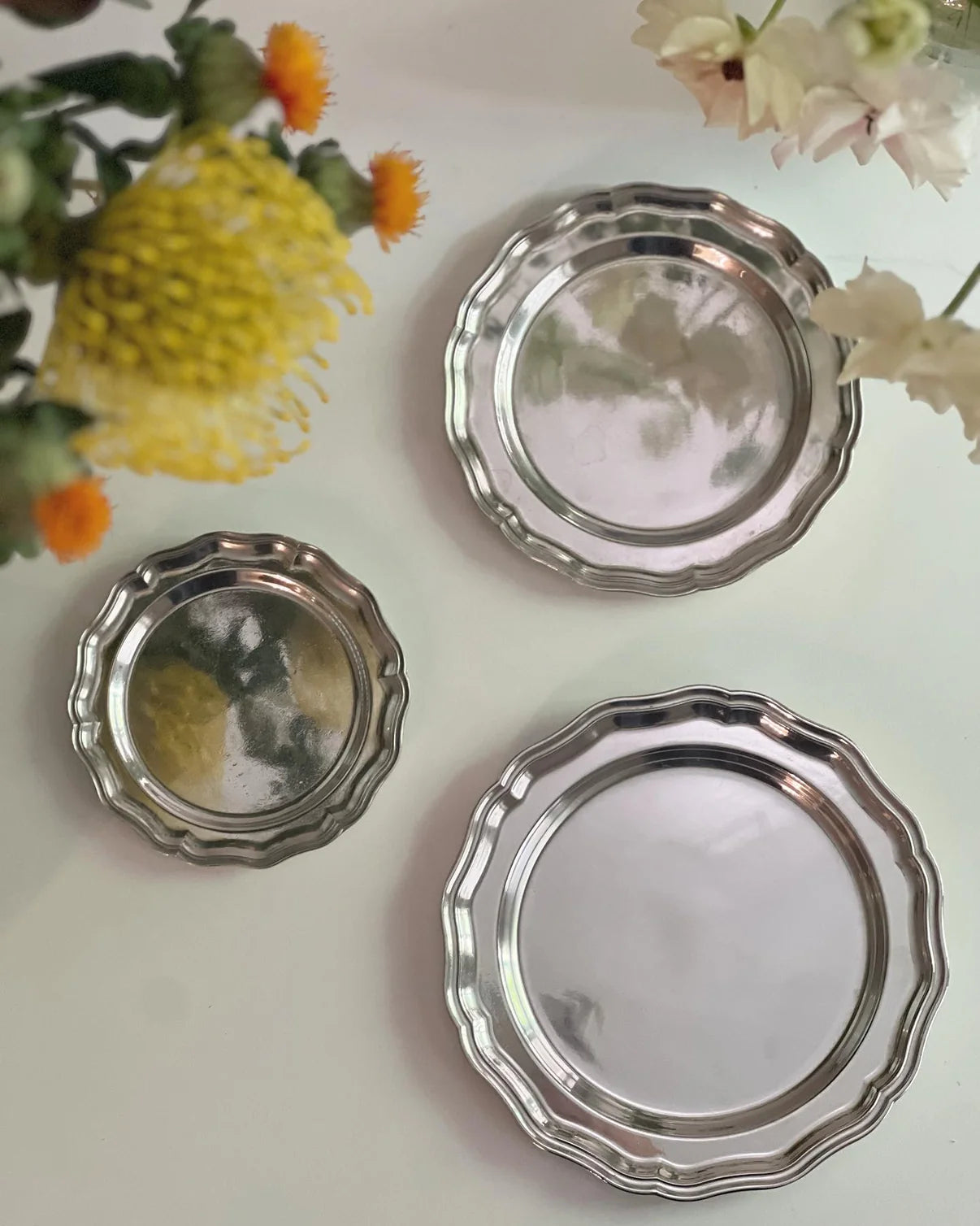 [Peltro Studio] Floral Plates (2 sizes)