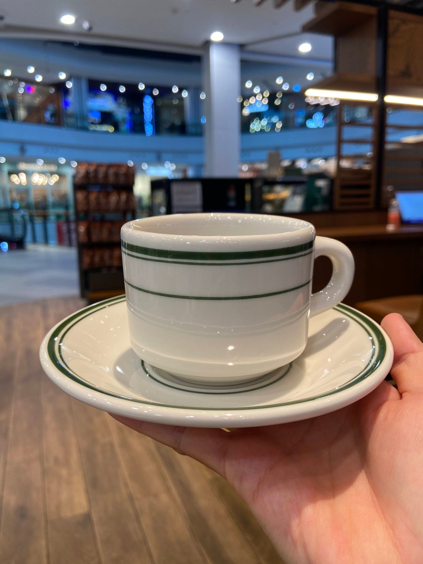 [Tuxton] Stackable Cup + Saucer Set