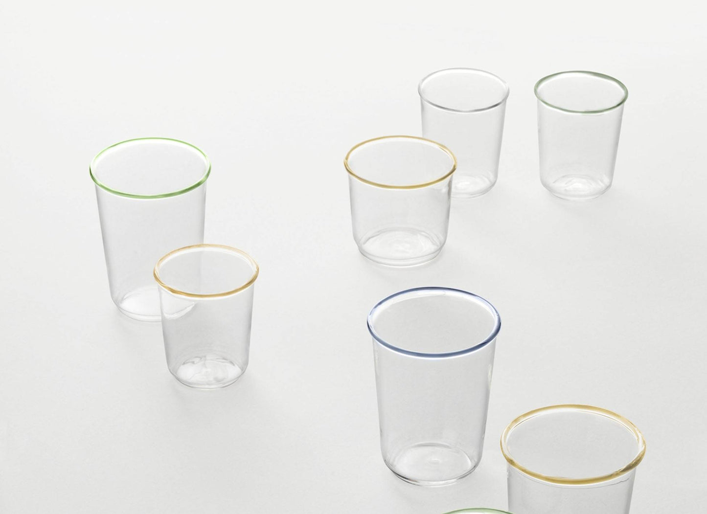 [Ichendorf] Sorsi Long Glass (3pc Set, Blue+Green+Yellow)